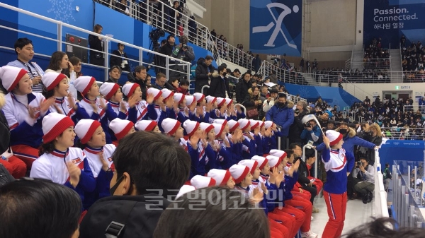 북한 응원단. /사진=평창특별취재팀