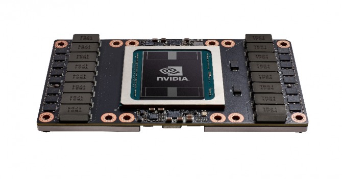 엔비디아가 2018년 3월에 '튜링(Turing)'이라는 코드 네임의 새로운 GPU를 발표한다. 사진은 NVIDIA Tesla V100 GPU. 자료=NVIDIA