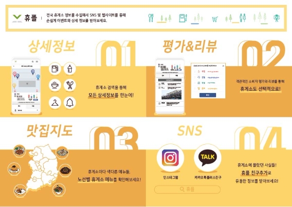 휴게서 정보 제공 플랫폼 '휴플' /사진=휴플