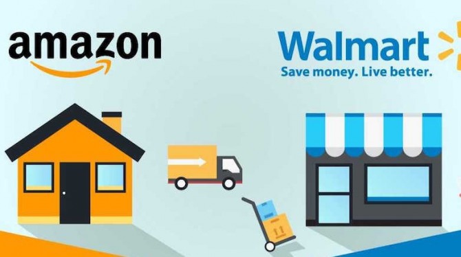 아마존의 추격을 따돌리기 위한 미국 최대 소매 업체 월마트(Walmartc)의 총력전이 수포로 돌아간 것으로 나타났다. 자료=디지마트