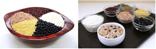 오곡밥에 이용되는 쌀, 찹쌀, 조, 수수, 검정콩, 기장 등 잡곡. 농촌진흥청=제공