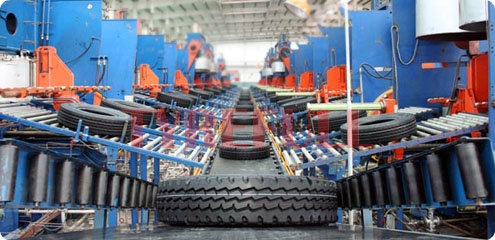 중국 타이어 기업인 더블스타 타이어 생산라인. 사진=더블스타 홈페이지