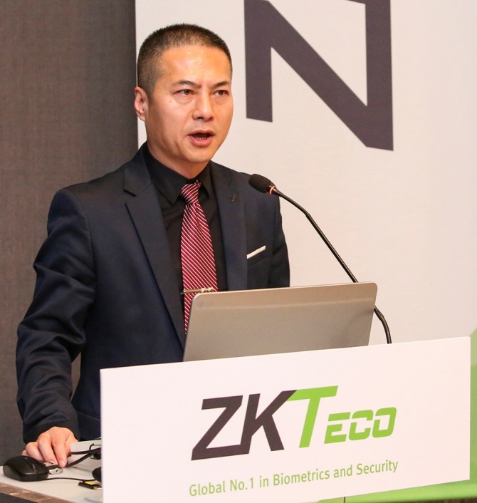 ZKTeco의 John Che(존 체) 회장 겸 CEO. 자료=지케이테코