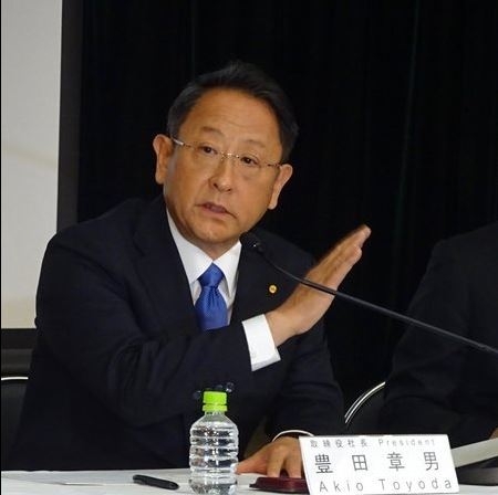 일본자동차공업협회 회장에 내정된 도요타 아키오 회장.