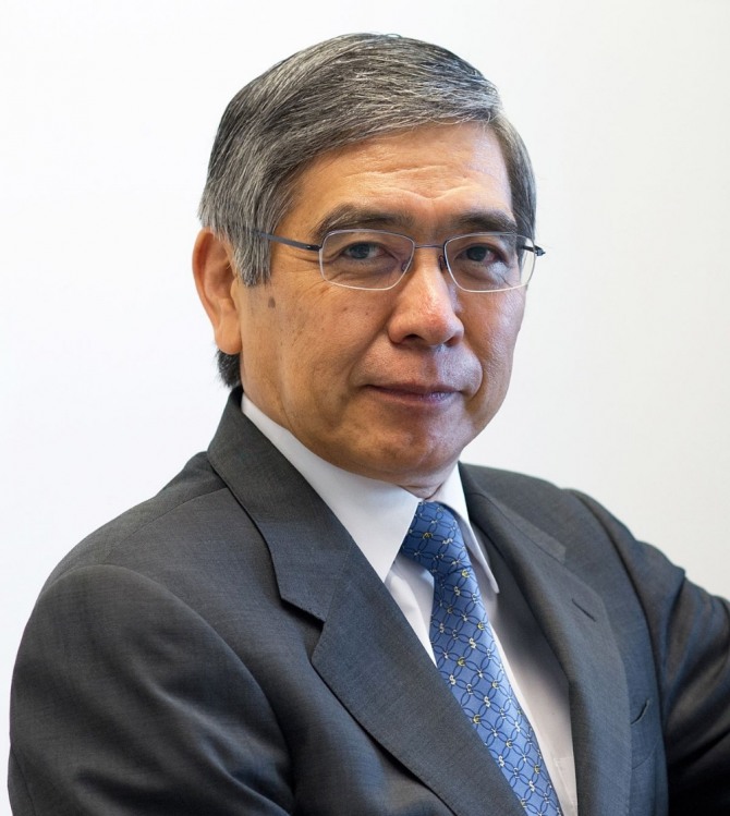 구로다 하루히코(黑田東彦) 일본은행 총재.