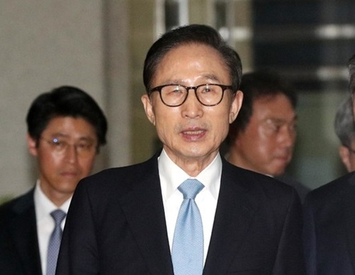 자유한국당 김영우 의원이 이명박(MB) 전 대통령에 대한 구속영장 청구는 정치보복이라며 반발했다. 사진=뉴시스