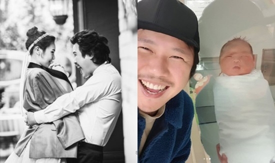 장미여관 육중완이 결혼 2년만에 득녀했다. 사진=원규스튜디오, 인스타그램