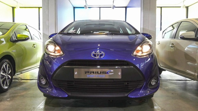 토요타 코리아가 소형 하이브리드 자동차 ‘프리우스 C’를 출시했다. 