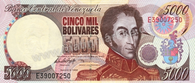 베네수엘라는 화폐 볼리바르의 액면가를 1000분의 1로 절하하는 '디노미네이션'이 선포됐다.