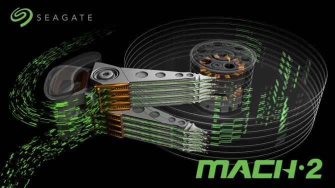 씨게이트가 읽고 쓰기 속도를 두 배로 높이는 멀티 액츄에이터 기술 'MACH.2'를 공개했다.