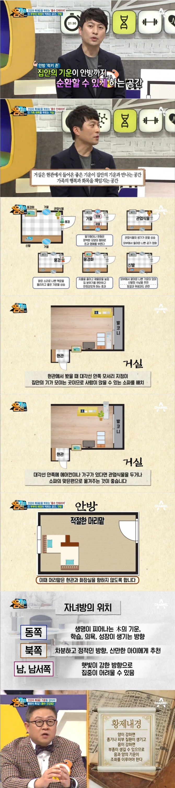 지난 20일 방송된 채널 A나는 몸신이다에서는 '건강과 복(福) 기운 잡는 풍수 건강법'을 주제로 박성준 건축가 겸 풍수지리가가 출연, 부자 되는 인테리어를 소개해 눈길을 끌었다. 사진=채널A 방송 캡처