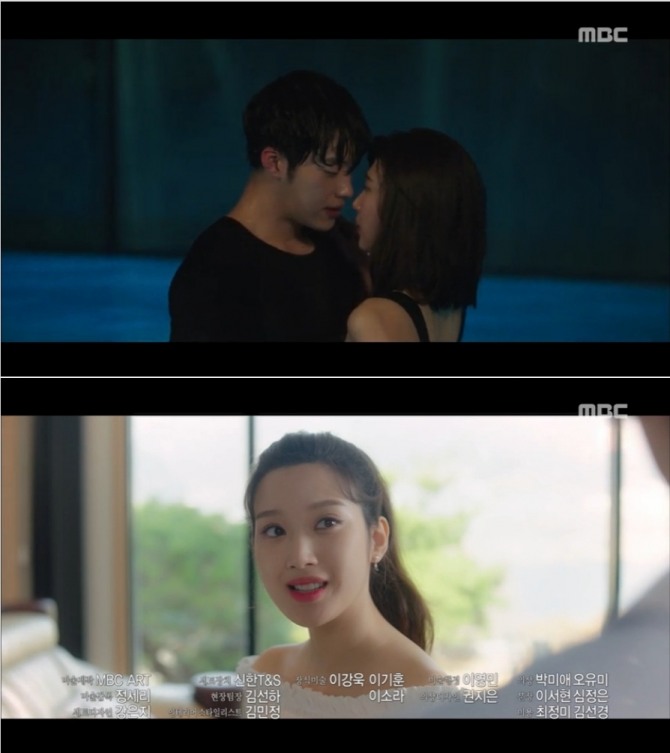 27일 밤 방송되는MBC 월화드라마 '위대한 유혹자' 11~12회에서는 권시현(우도환)이 유혹게임 중 태희(조이, 박수영)에게 마음이 기울면서 밀당의 시작되는 반전이 그려진다. 사진=MBC 영상 캡처