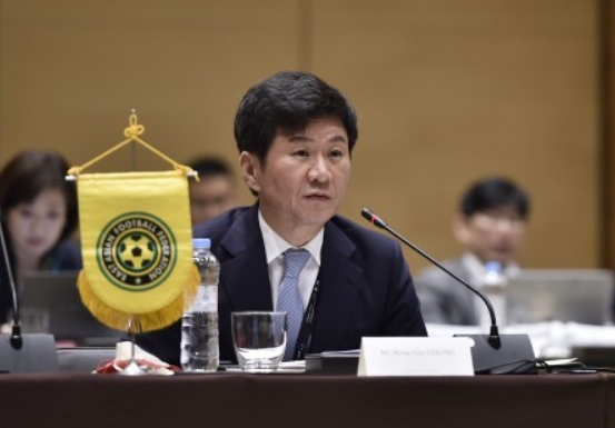 정몽규 대한축구협회장이 동아시아축구연맹 새 회장으로 선출됐다. 