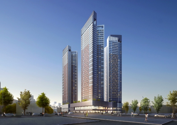 익산 부송 꿈에그린 투시도. /사진=한화건설