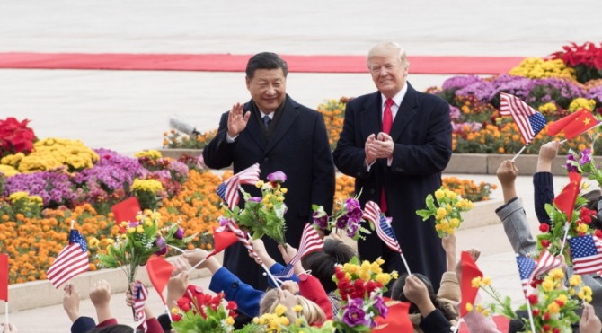 트럼프는 중국 시진핑 국가주석과의 관계에 대해 무역을 둘러싼 갈등에서 무슨 일이 일어나든 우리는 항상 친구라고 말했다. 자료=gov.cn