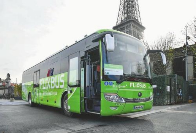 플릭스버스가 유럽 최초의 EV 장거리 버스 노선에 투입할 가능성이 높은 정저우유통버스의 'ICe12' 모델. 자료=플릭스버스