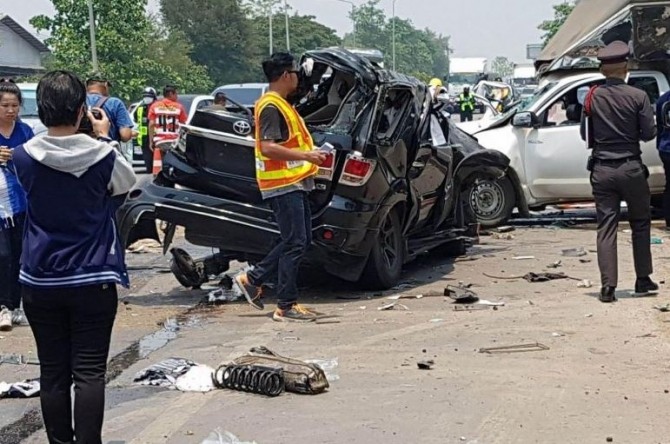 태국 최대 축제인 송끄란 축제에서 음주운전으로 크고 작은 교통사고가 발생해 323명이 사망한 것으로 알려졌다. 사진=ST타임즈