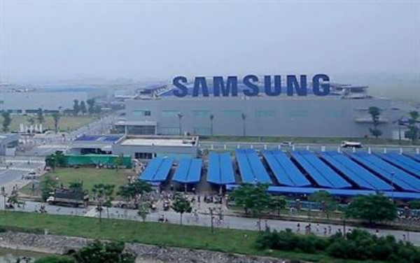 베트남 옌퐁공단에 위치한 삼성전자 휴대폰 공장. 
