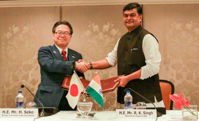 일본과 인도 양국 정부가 에너지 분야에서 협력을 강화하기로 합의했다.
