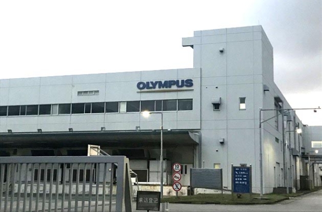 올림푸스 선전 공장이 27년 만에 중국 사업을 폐쇄하기로 결정했다. 사진은 올림푸스(선전) 산업주식회사 입구