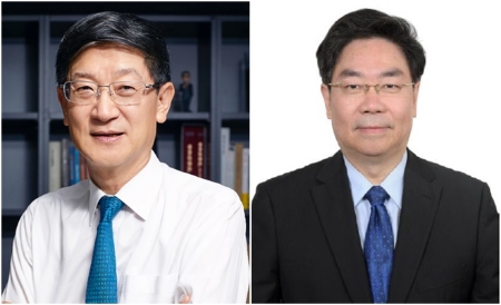 (왼쪽부터)박근태 한국 측 위원장(CJ대한통운 대표)가 창숴항 대만 측 위원장 (TAITRA 부회장). 사진=전경련