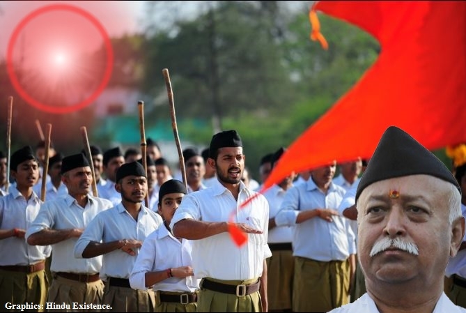 인도 민족봉사단(RSS)이 미국 월마트에 의한 플립카트(Flipkart) 인수에 대해 이의를 제기했다. 자료=Hindu Existence