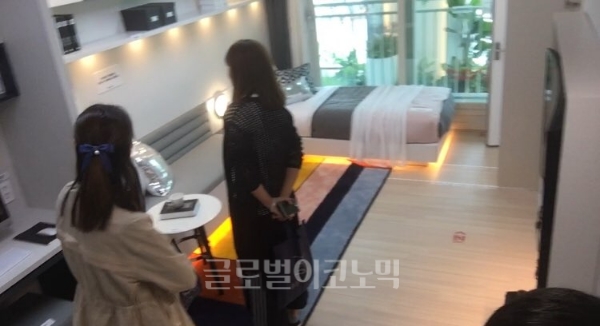 24㎡타입 유니트 내부.