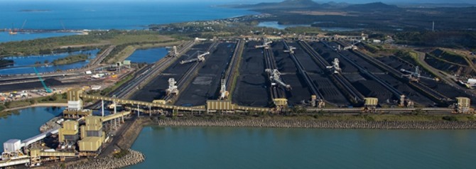 헤이 포인트 항에 위치한 Dalrymple Bay 석탄 터미널 (DBCT)은 세계에서 가장 큰 석탄 수출 항구 중 하나다. 자료=DBCT