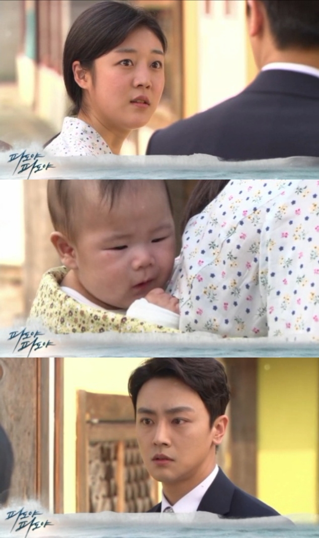 17일 오전 방송되는 KBS2 tv소설 '파도야 파도야' 67회에서는 오정훈(장재호)이 자신의 아들을 업고 있는 순영(서하)을 우연히 목격하는 충격 반전이 그려진다.; 사진=KBS 영상 캡처