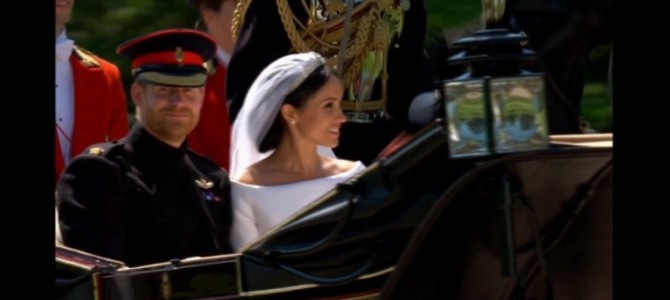 영국 해리왕자와 메간 마클의 결혼식이 성대하게 열렸다. 사진=캡처