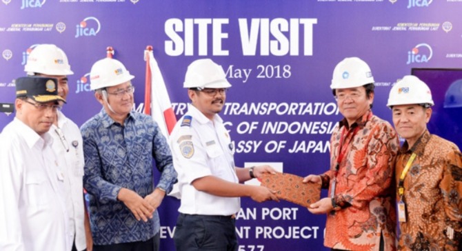 인도네시아 정부는 서부 자와바랏주 신항 개발 프로젝트 제1기 공사 건설 입찰에서 일본 기업 3개사를 포함한 합작법인의 낙찰을 결정했다. 자료=인도네시아 교통청