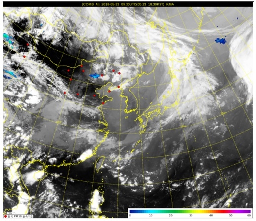 내일 전국이 중국발 황사의 영향권에 들 전망이다. 사진=기상청