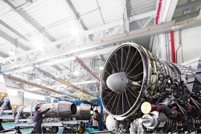 한화에어로스페이스의 항공기 엔진 부품 생산 현장. 사진=글로벌이코노믹 DB.
