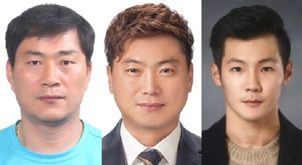 LG의인상을 수상한 김해원(왼쪽부터), 김영진, 박재홍씨. 사진=LG.