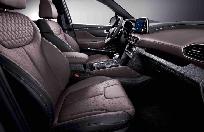 싼타페 스페셜 모델 '인스퍼레이션' 실내