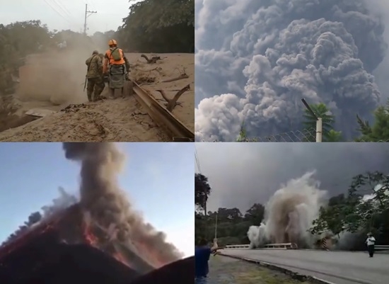 중미 과테말라에서 화산이 폭발해 최소 25명이 사망했다. 사진=유튜브
