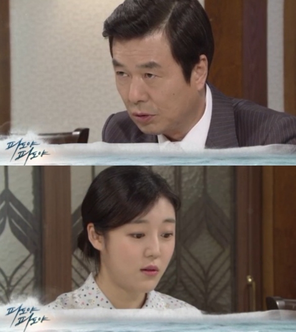 11일 오전 방송되는 KBS2 TV소설 '파도야 파도야' 84회에서는 황창식(선우재덕)의 협박을 당한 순영(서하)이 아들 민수(이수호)를 데리고 사라지는 반전이 그려진다. 사진=KBS 영상 캡처