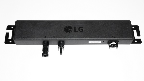 이번에 출시되는 'LG 마이크로 인버터' 제품 사진. 사진=LG전자.