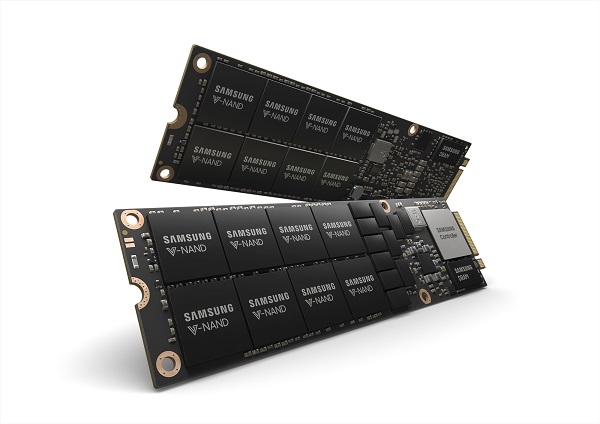 삼성전자가 출시하는 새로운 규격의 대규모 데이터센터용 '8TB NF1 SSD' 제품 이미지. 사진=삼성전자.