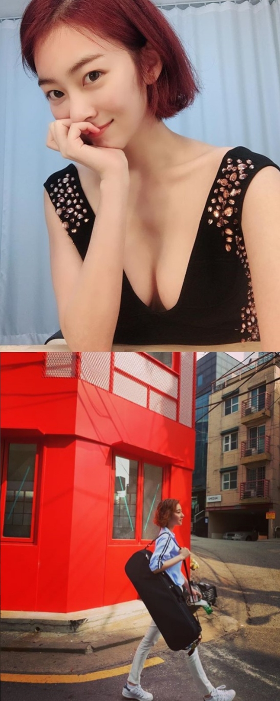 오는 7월 30일 첫방송을 앞둔 SBS 새월화드라마 '서른이지만 열일곱입니다' 김태린 역의 왕지원이 지난 21일 고혹적인 섹시미를 발산하는 사진으로 근황을 전했다. 사진=왕지원 인스타그램 캡처