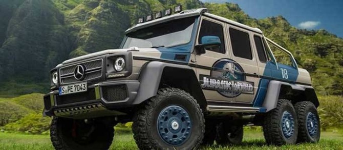 영화 <쥬라기월드>에 등장한 메르세데스-벤츠 G63 AMG 6X6