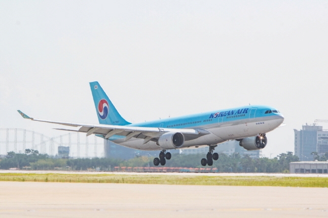 대한항공 A330 기체.