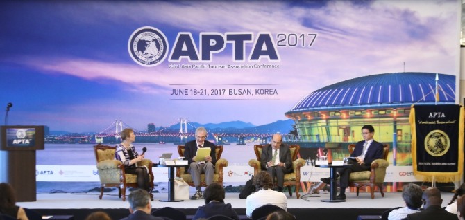 2017년 6월 한국 부산에서 개최된 APTA 컴퍼런스. 자료=APTA