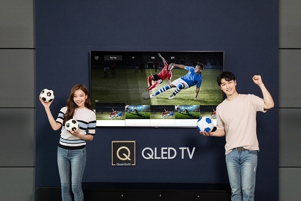 삼성전자의 QLED TV. 사진=삼성전자.