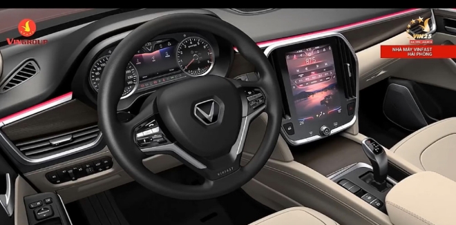 빈패스트에서 발표한 차량내부 모습.