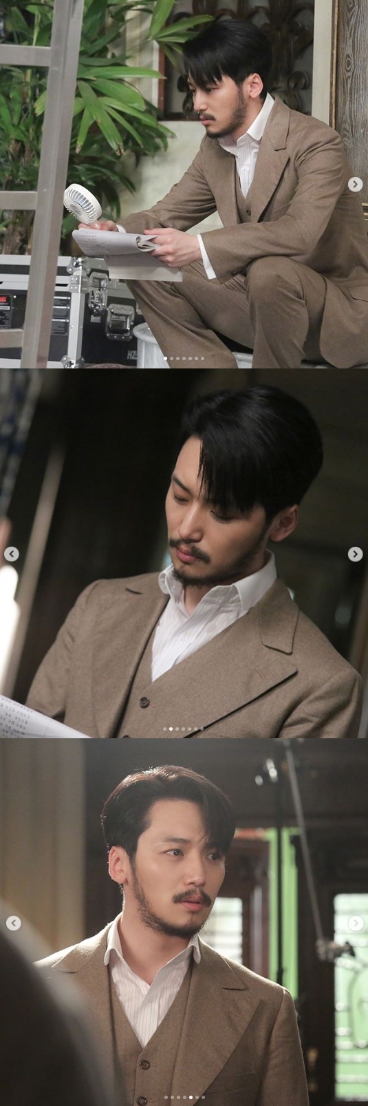 tvN주말드라마 '미스터 션샤인'에서 김희성 역으로 ㅇ니생 캐릭터를 갱신하고 있는 변요한이 지난 9일 대본 컷을 공개해 시선을 ㅅ=ㅏ로잡았다. 사진=변요한 인스타그램 캡처