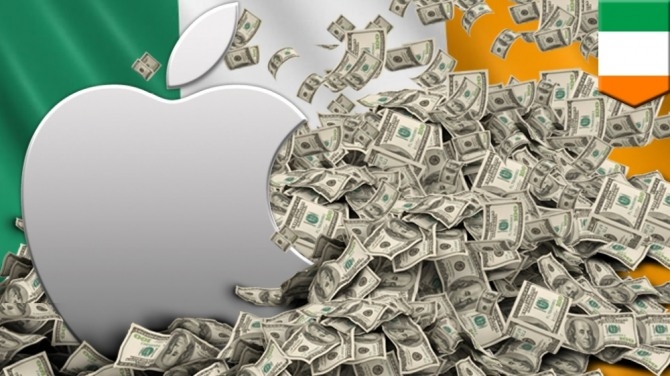 애플은 그동안 벌어들인 수익금을 낮은 법인세를 적용 받는 아일랜드로 옮기고 '더블 아이리시' 등을 통한 편법으로 세제 혜택을 누려왔다. 자료=유튜브