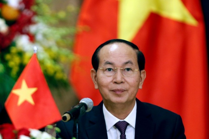 베트남 권력서열 2위인 쩐 다이 꽝 국가주석이 병환으로 별세했다.