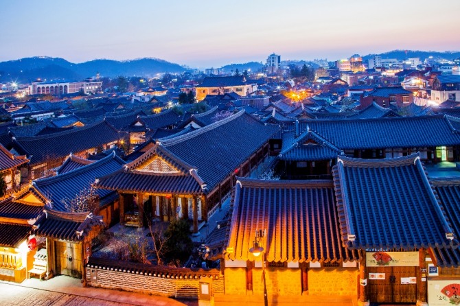 전주한옥마을 사진=클립아트코리아