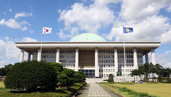 국회 의사당 전경 